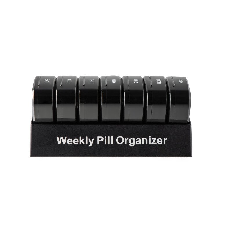 Monthly Pill Organizer - 31 Days Mini Plastic 1Month Medicine Travel Case Tool