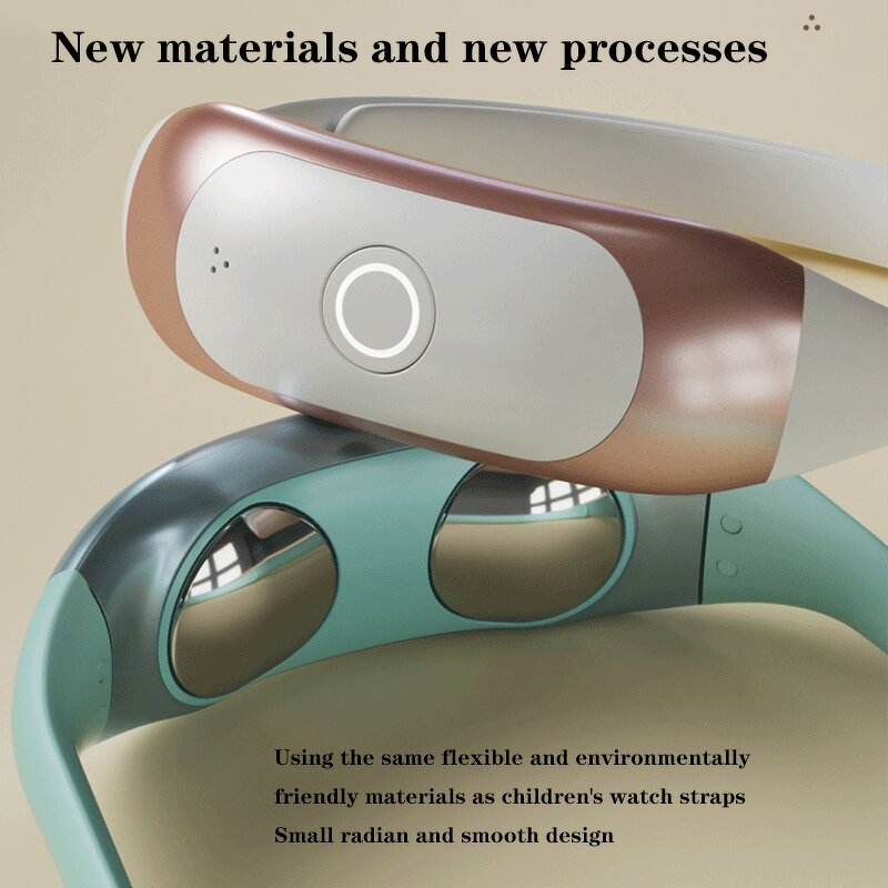 Smart EMS Neck Massager - APP Bluetooth Pulse Hot Compress Wireless Electric Tool