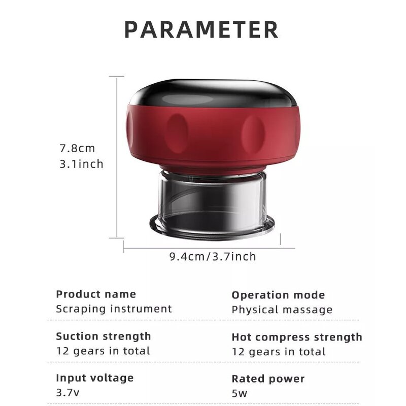 Electric Breast Massager - Female Newest Vibration Enlargement Enhancer Firming Tool