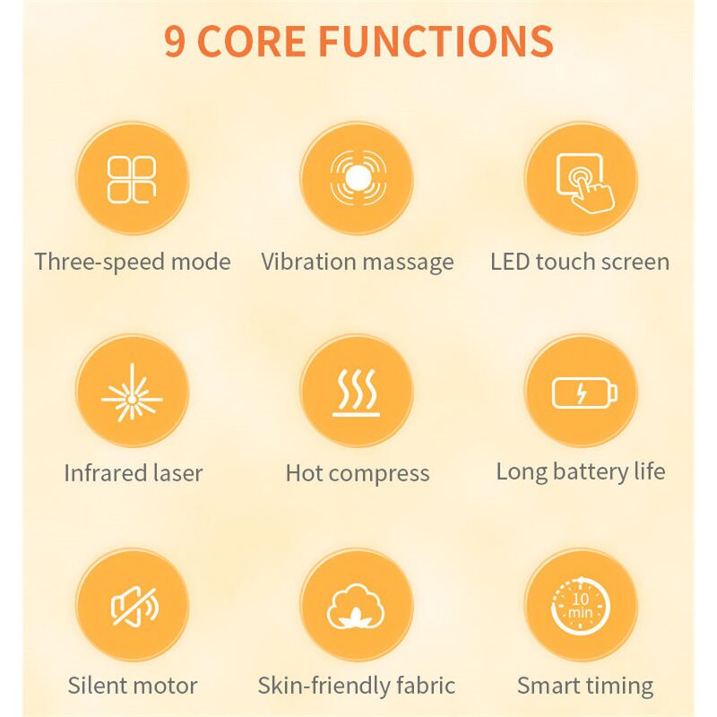 Wireless Leg Massager - 2022 Pair Smart Air Compression Controlled Heating Calf Tool