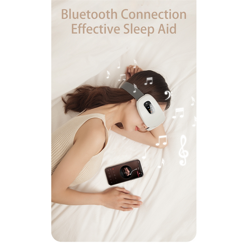 Foldable Smart Eye Massager - 2023 New Electric Heat Compression Eye Care Tool