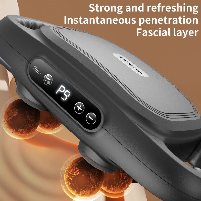 6-Head Massage Gun - 2024 Smart Portable Professional Deep Tissue Muscle Tool