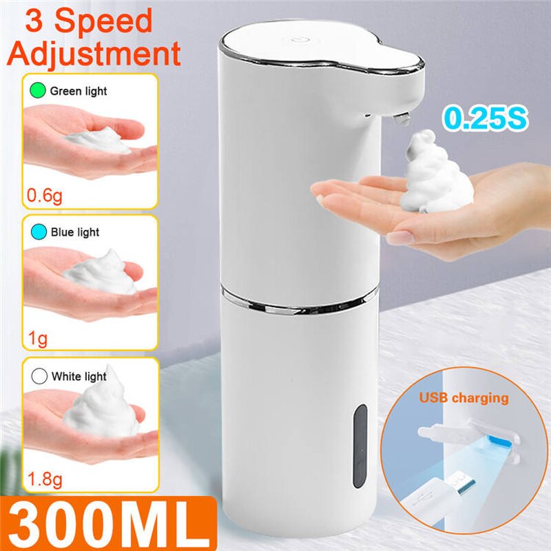 Automatic Foaming Dispenser - Infrared Motion Sensor Hands-free Kitchen Bathroom Tool