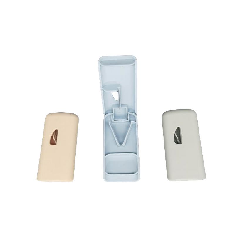 Weekly Pill Case - Portable Custom Plastic 7 Day Storage With Pu Bag Tool