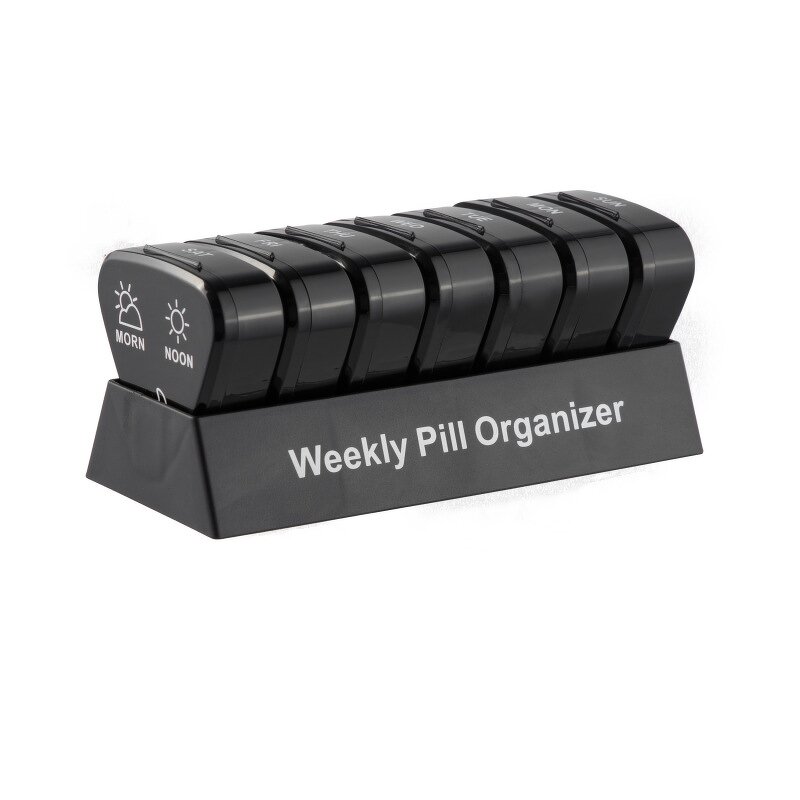 Monthly Pill Organizer - 31 Days Mini Plastic 1Month Medicine Travel Case Tool