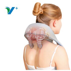 Portable Shiatsu Neck Massager - 2023 New Electric Kneading Shoulder Heat Therapy Tool