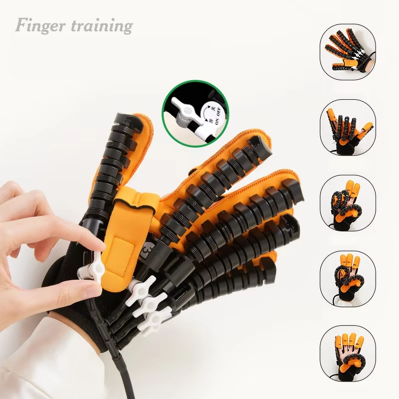 Hemiplegia Finger Trainer - Physical Therapy Stroke Patient Hand Exercise Robot Gloves