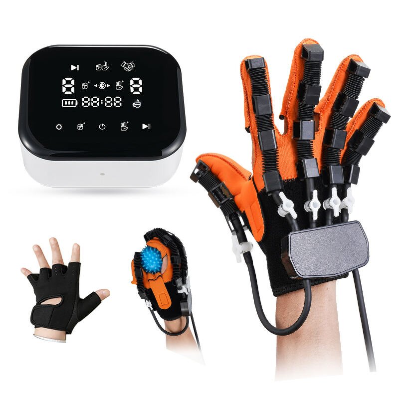 Stroke Rehabilitation Glove - Hemiplegia Pneumatic Electric Finger Exercise Tool