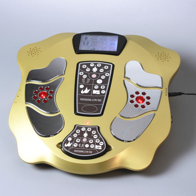 TENS EMS Foot Massager - 2021 Electrical Portable Remote Control Adjust Stimulator