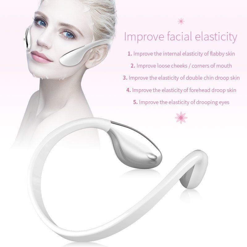 Microcurrent Facial Device - Home Use V Shape Face Lifting Jawline Slimming Tool