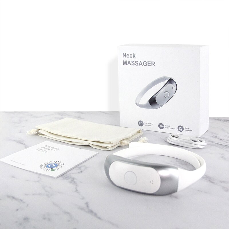 Smart EMS Neck Massager - APP Bluetooth Pulse Hot Compress Wireless Electric Tool