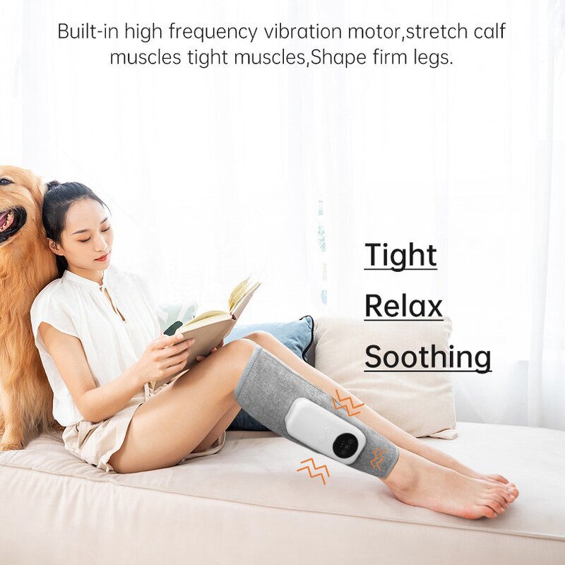 Touch Screen Knee Massager - High Frequency Vibration Infrared Laser Therapy Tool