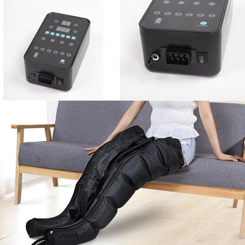 Lymphatic Drainage Machine - Pressotherapy DVT Pump Pneumatic Leg Recovery Boots