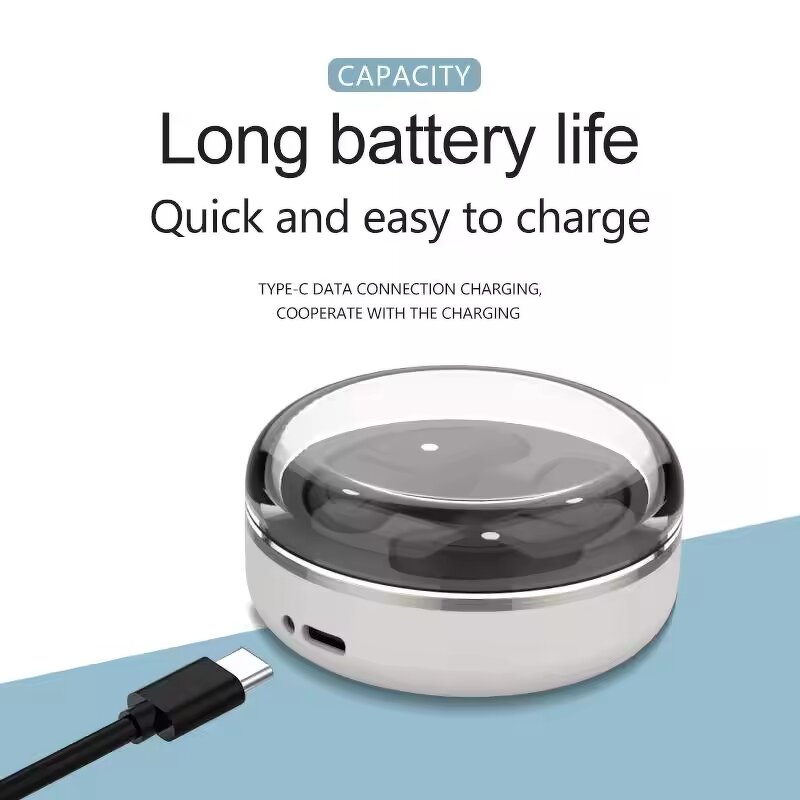 LED Red Light EMS Eye Massager - Gel Patch Under Eye Wrinkle Treatment Tool