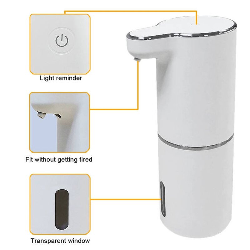 Automatic Foaming Dispenser - Infrared Motion Sensor Hands-free Kitchen Bathroom Tool