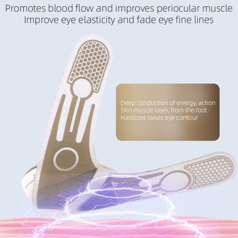 Microcurrent Eye Massager - Home Use Skin Tightening Wrinkle Removar Beauty Tool