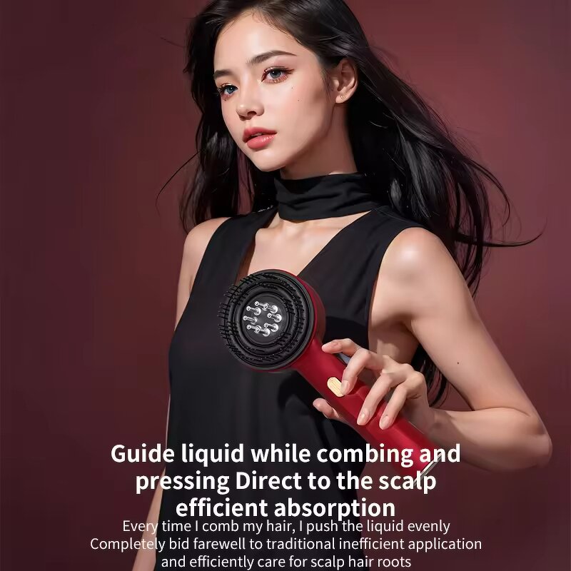 Scalp Oil Applicator - Hair Growth Red Light Stimulator Oil Dispenser Head Tool