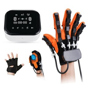 Medical Robotic Glove - Electric Soft Portable Stroke Finger Therapy Training Tool