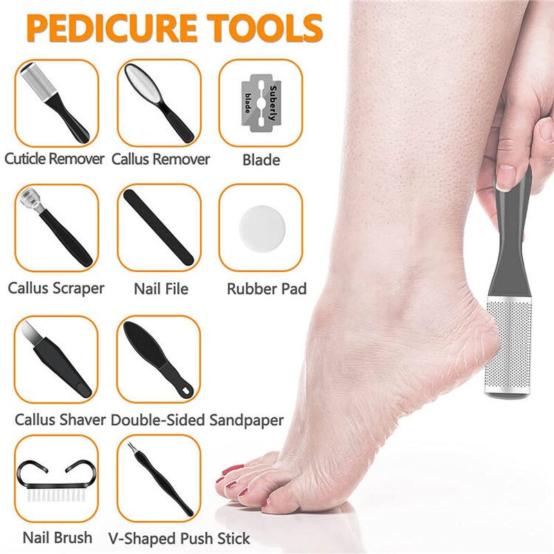 Electric Foot Grinder - Electrical Dead Skin Removal Rechargeable Pedicure Machine