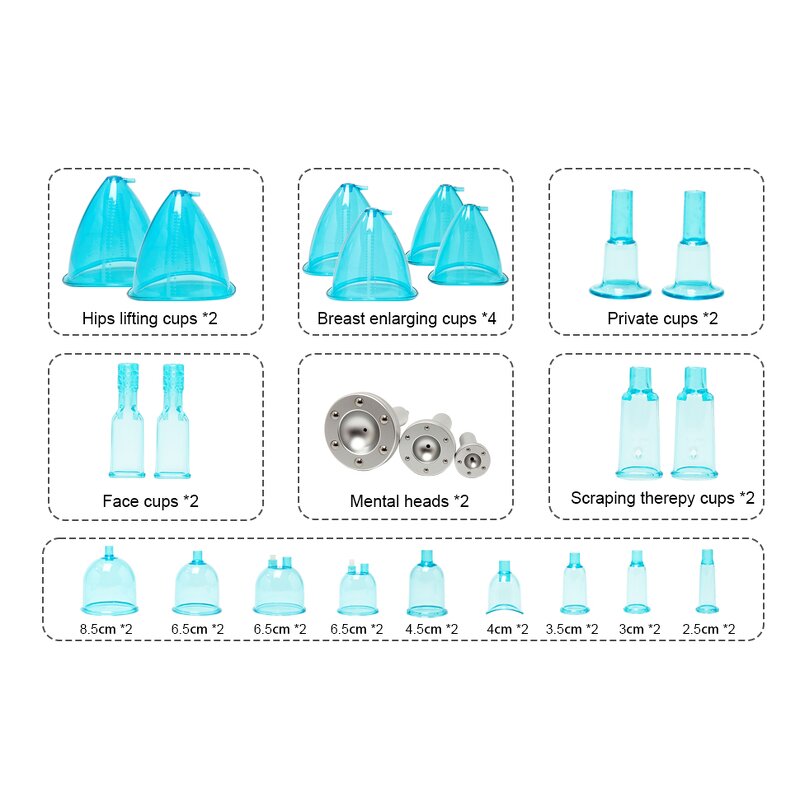 Body Shaping Cupping Machine - Enlarge Breast Butt Lift Vacuum Therapy Tool