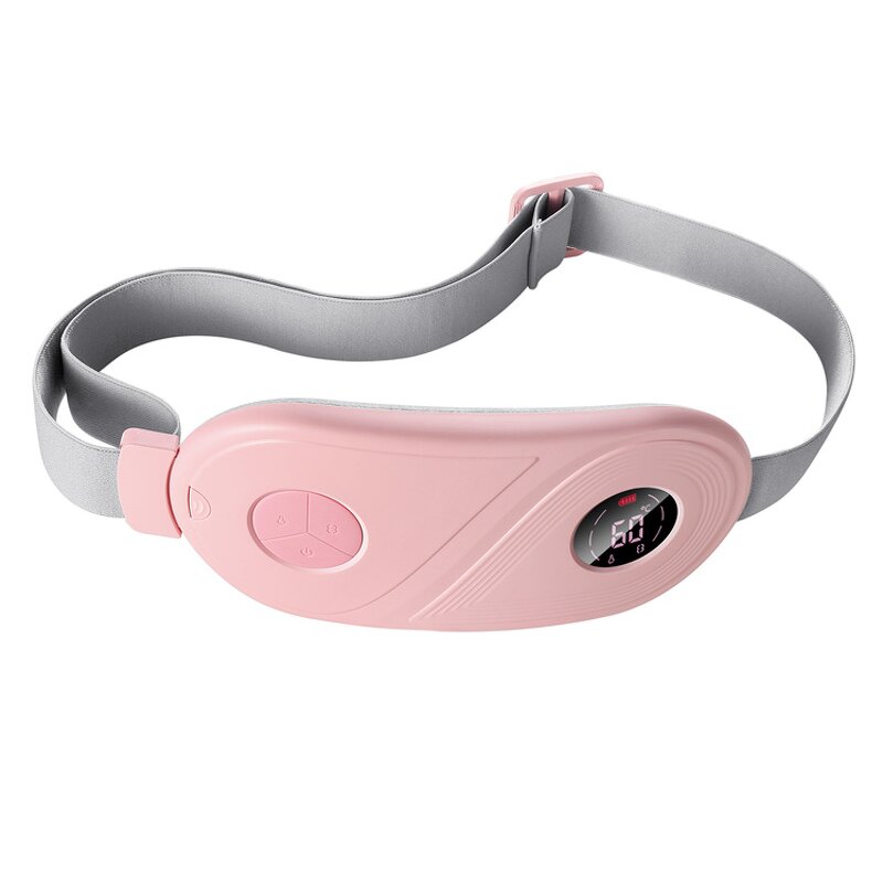 Menstrual Heating Pad - Portable Vibrating Heating Stimulator Period Cramp Relief Belt