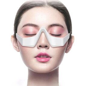 Microcurrent Eye Massager - Wearable Red Light EMS Lifting Beauty Therapy Device