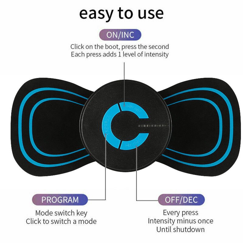 Microcurrent Massage Mat - EMS Bioelectric Acupoints Body Massager Device
