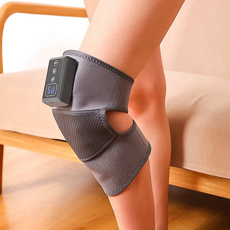 Electric Heating Knee Pads - Vibrating Massage Warmth Relaxation Novelty Gift Tool