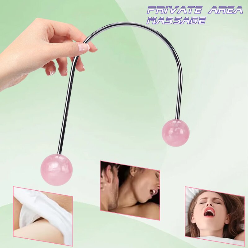 Double G Pop Wand - Stainless Steel G Spot Stimulation Female Private Massager