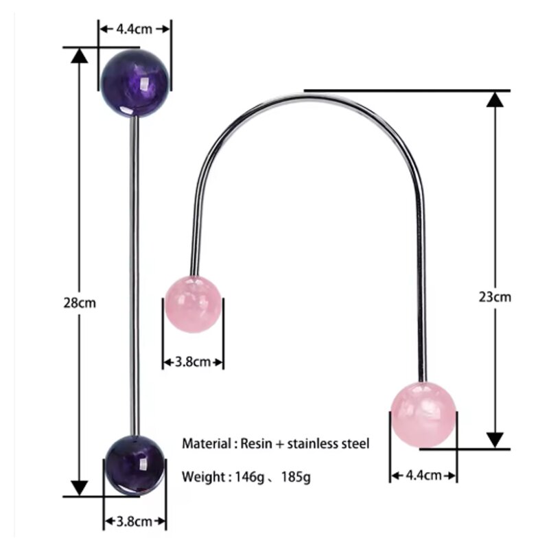 Double G Pop Wand - Stainless Steel G Spot Stimulation Female Private Massager