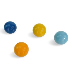 Multi-Color Bocce Ball Set - 63-67mm Waterproof Anti-Cracking Adults Kids Family Game
