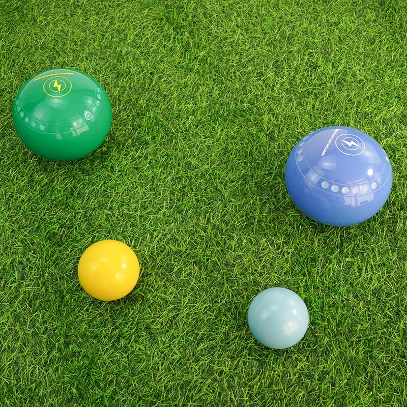 Poly-Resin Bocce Balls - Eco-Friendly 63-67mm Hand Eye Coordination Training Tool
