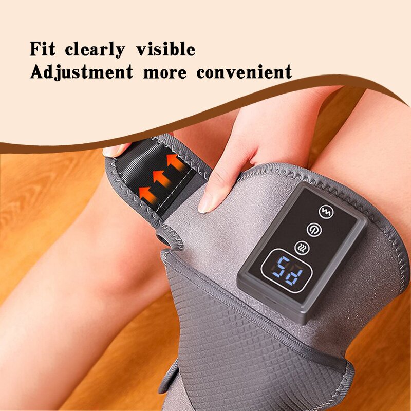 Electric Heating Knee Pads - Vibrating Massage Warmth Relaxation Novelty Gift Tool