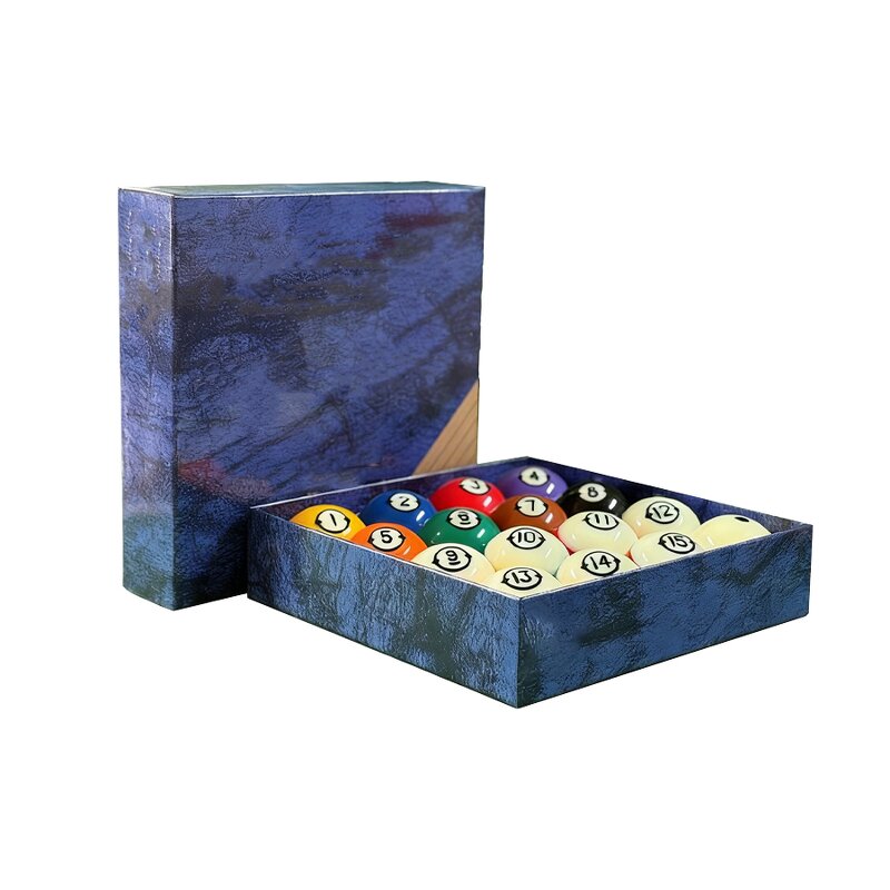 Crystal-Like Pool Balls - Eco-Friendly Balanced Weight Enhance Game Night Tool
