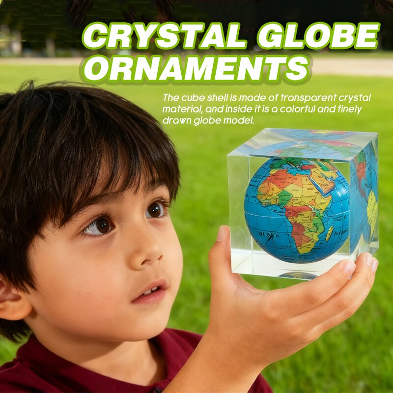 Acrylic Globe Ornament - Simple Design OEM Intuitive Kids Learning Tool