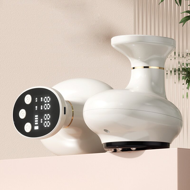 Vacuum Cupping Machine - Portable 10 Acupoints USB-C Rechargeable Home Use Tool