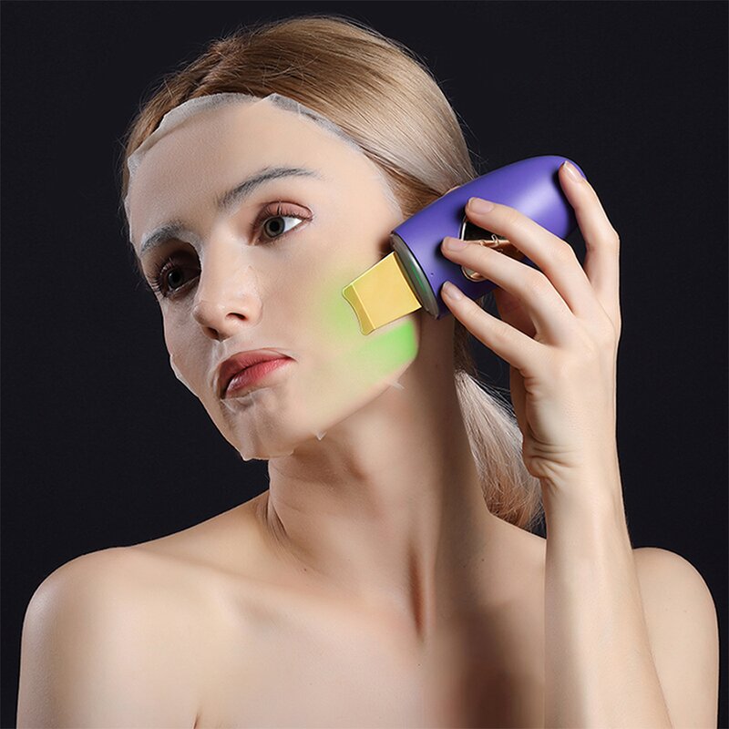 Ultrasonic Pore Cleanser - Spatula Acne Exfoliator Blackhead Remover Tool