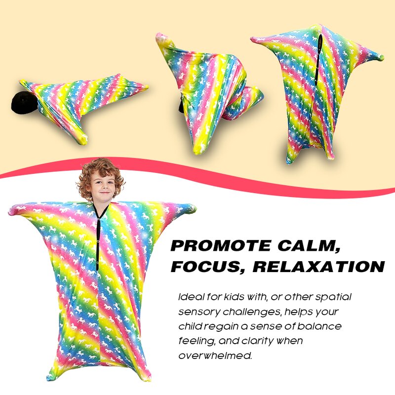 Kids Sensory Sock - Autism ADHD Deep Pressure Therapy Calm Focus Tool