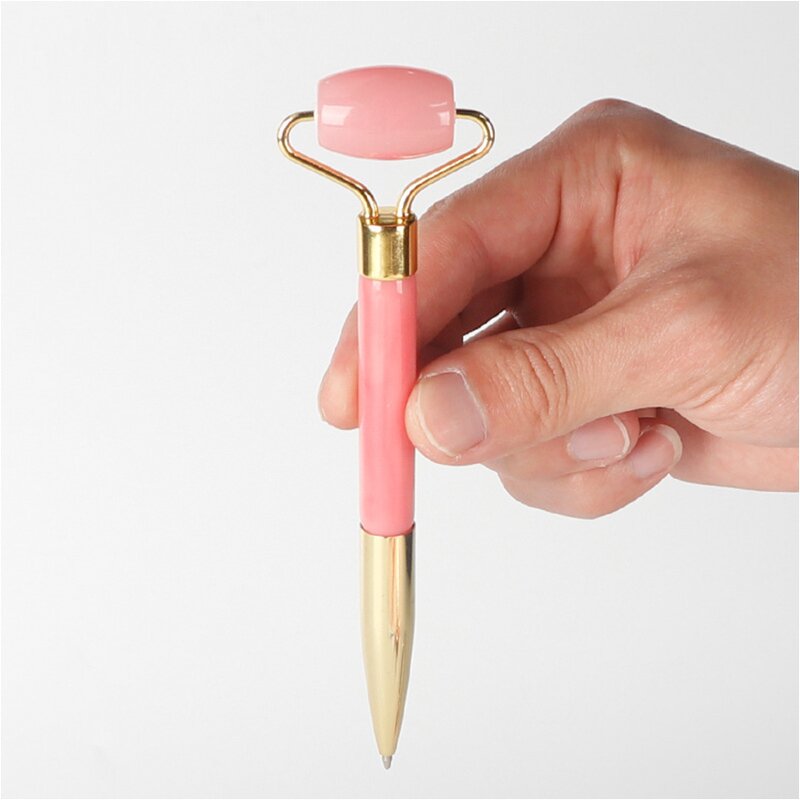 Multi-Function Massage Pen - Custom LOGO Resin Jade Facial Salon Gift Beauty Tool