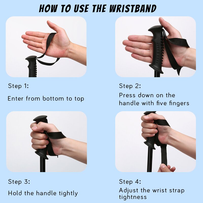 Nordic Walking Ski Pole - Custom Wholesale Lightweight Cross Country Alpine Outdoor