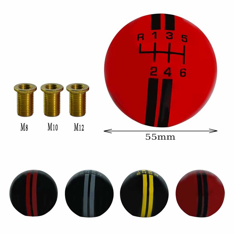 6 Speed Gear Knob - Manual Car Styling Lever Shifter Trendy Auto Accessory