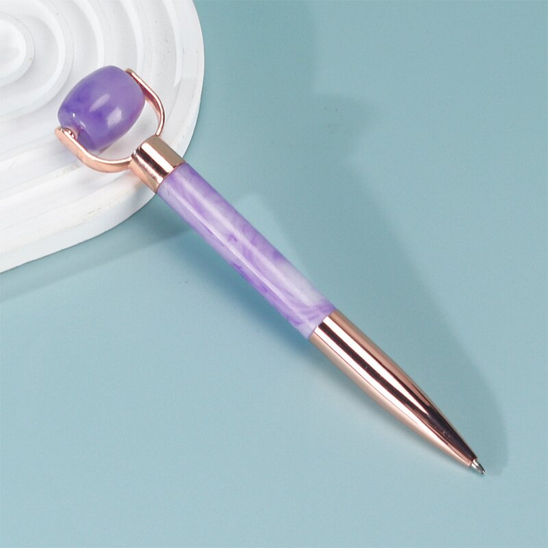 Resin Roller Ballpoint Pen - Custom Logo Office Learning Promotional Gift Tool