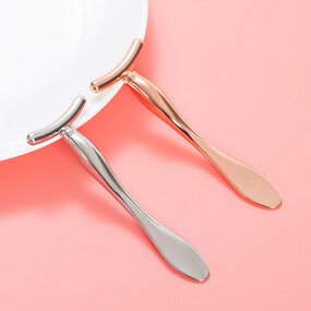 T-type Metal Massager - Dual-end Cream Scoop Face Eye Care Beauty Tool
