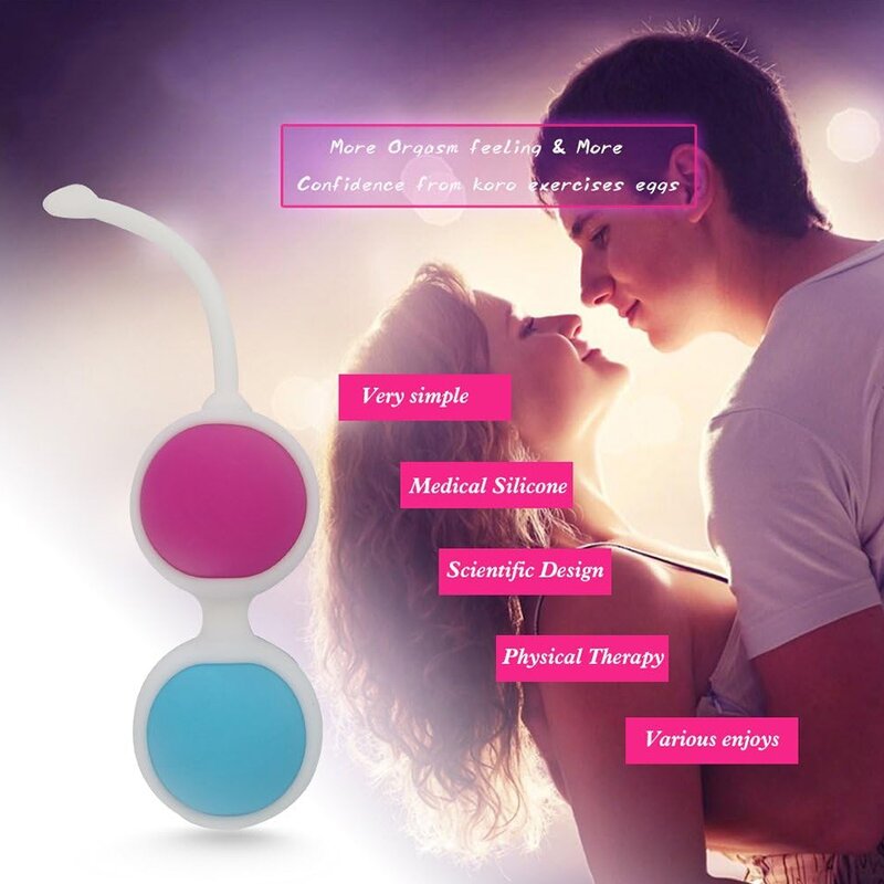 Kegel Exercise Balls - Doctor Recommended Pelvic Floor Bladder Control Yoga Tool