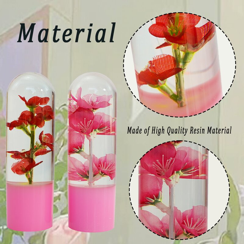 Resin Shift Knob - High Quality Real Flower JDM 10CM Gear Stick Handle Tool
