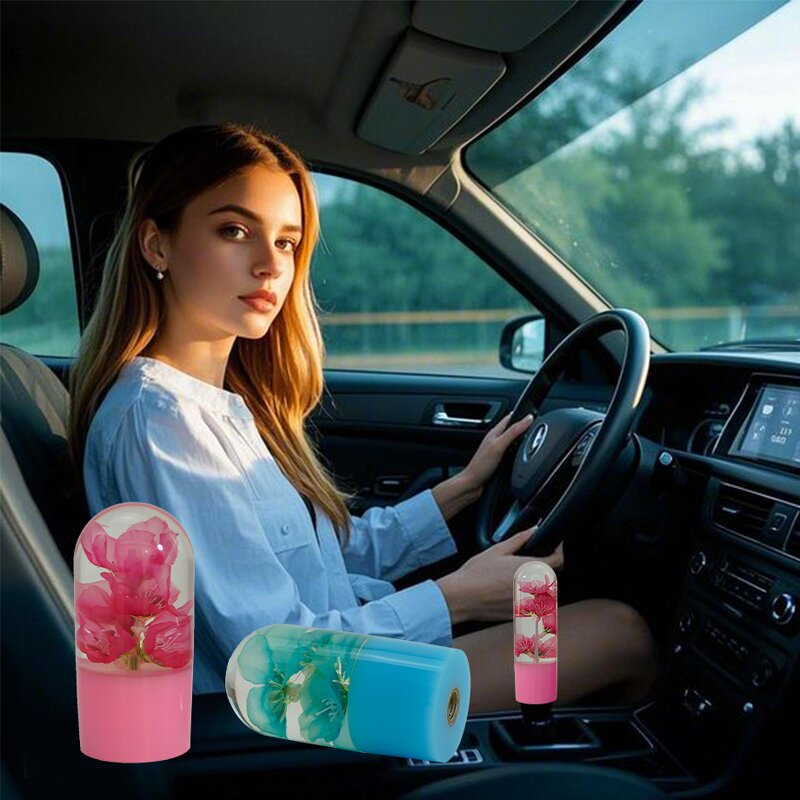 Sakura Gearknob - Pink Cherry Blossom Handmade JDM Car Accessories Gift Tool