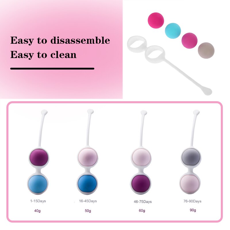 Chinese Silicone Balls - Bladder Control Pelvic Floor Yoga Pilates Exercise Tool