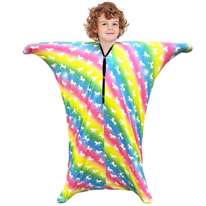 Tactile Therapy Body Sock - Round Snap Closure Sensory Seekers Ages 3-12 Tool