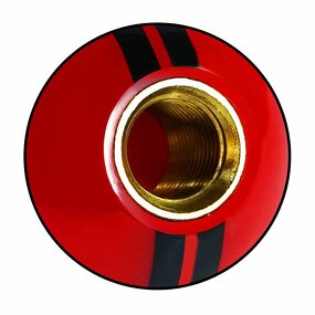 Universal Gear Shift Knob - WHITE 5 Speed Phenolic Resin New Classic Cars Tool