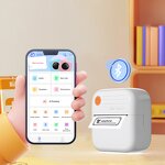 Mini Photo Printer - Wireless Bluetooth IOS Android Thermal Pocket Sticker Gift